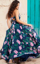 Jovani 38638 Navy Multi