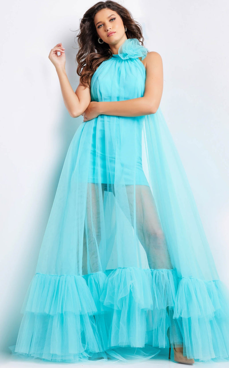 Jovani 38720 Turquoise