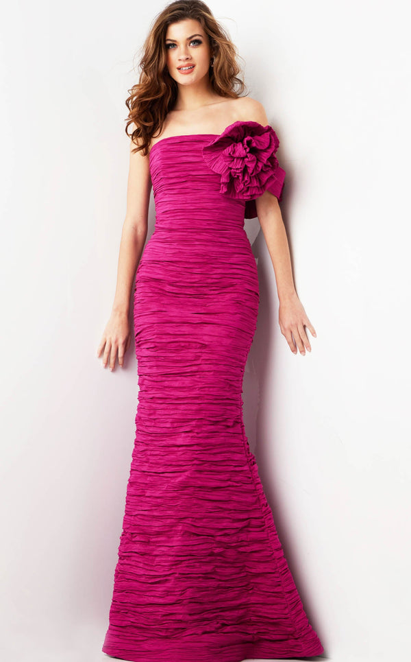 Jovani 38947 Fuchsia