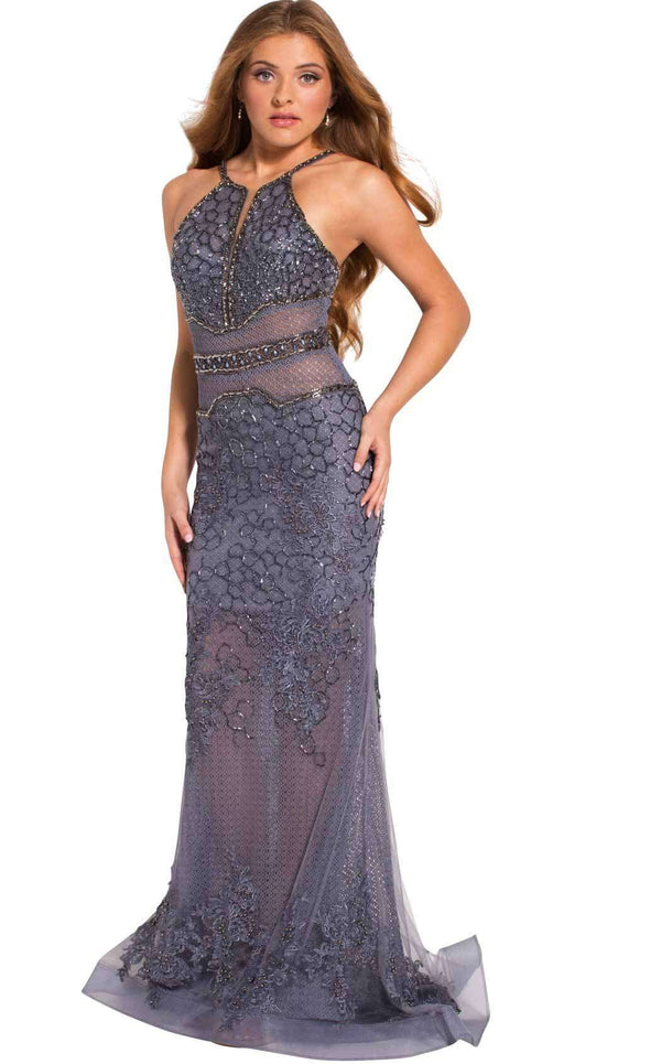 Jovani 53397BG Charcoal