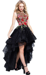 Jovani 55727 Black Multi