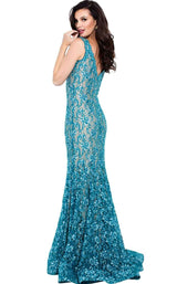 Jovani 57046 Teal
