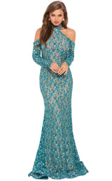 Jovani 58376 Teal