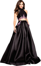 Jovani 60891 Black Multi