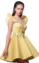 MNM Couture K3576 Yellow