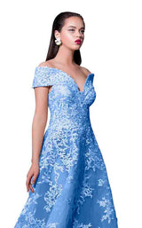 MNM Couture K3583 Blue