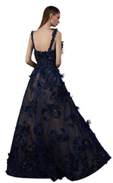 MNM Couture K3712 Navy Blue