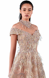 MNM Couture K3736 Beige