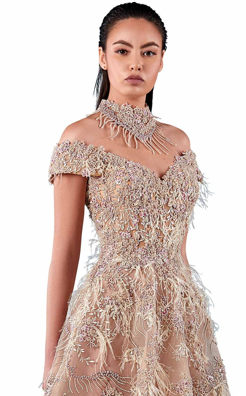 MNM Couture K3736 Beige