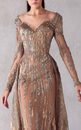 MNM Couture K3764 Beige