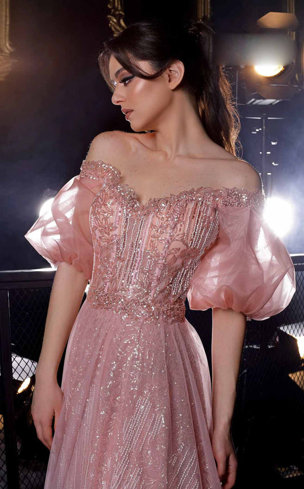 MNM Couture K3971 Pink