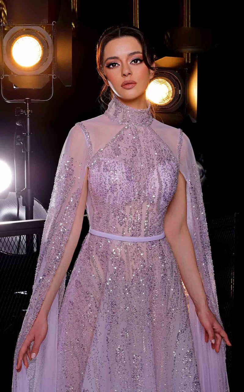 MNM Couture K3975 Purple