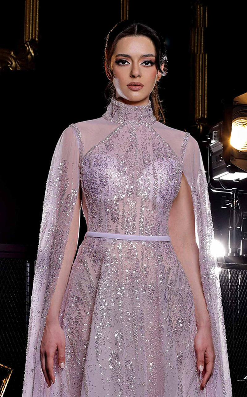 MNM Couture K3975 Purple