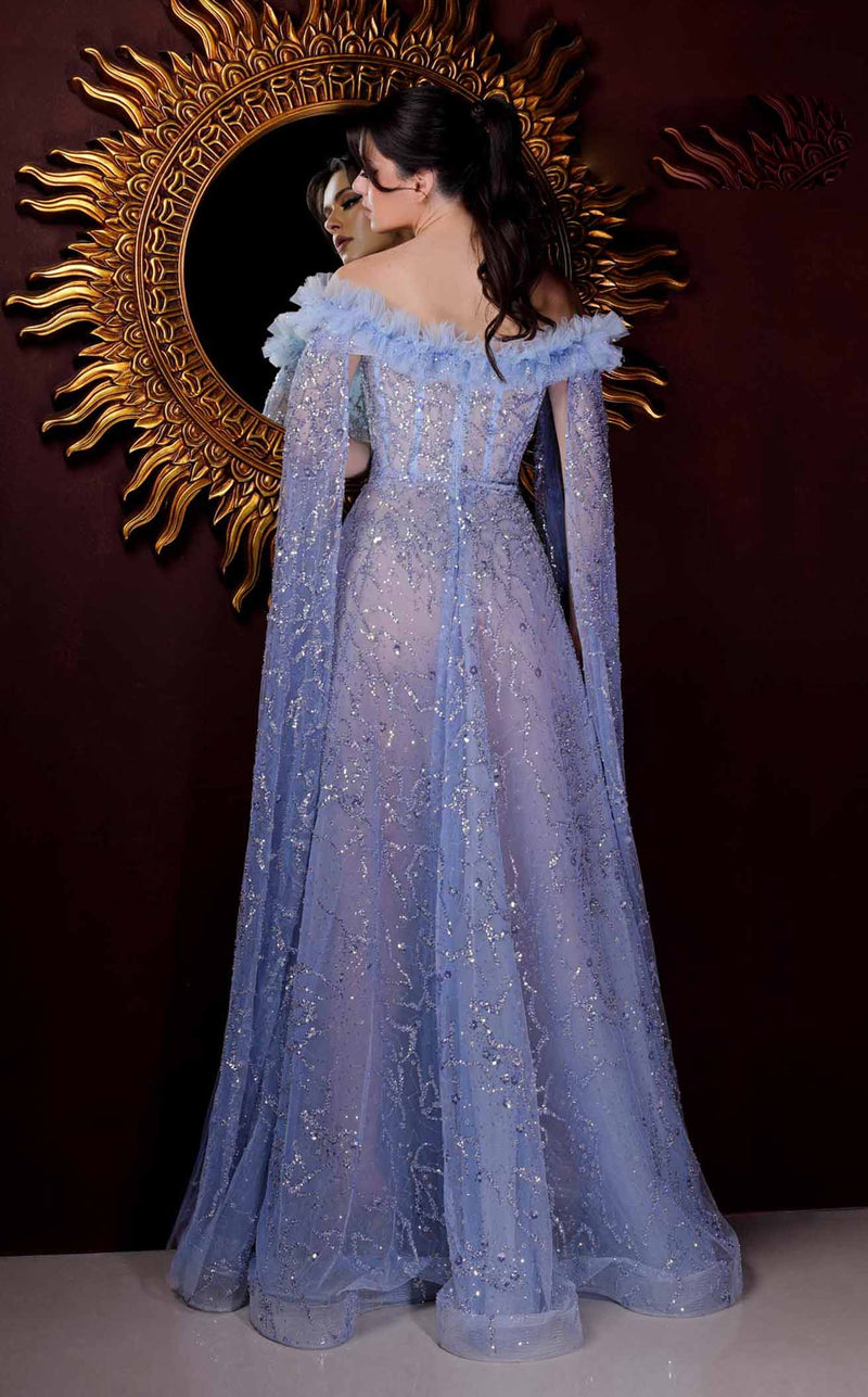 MNM Couture K3993 Light Blue