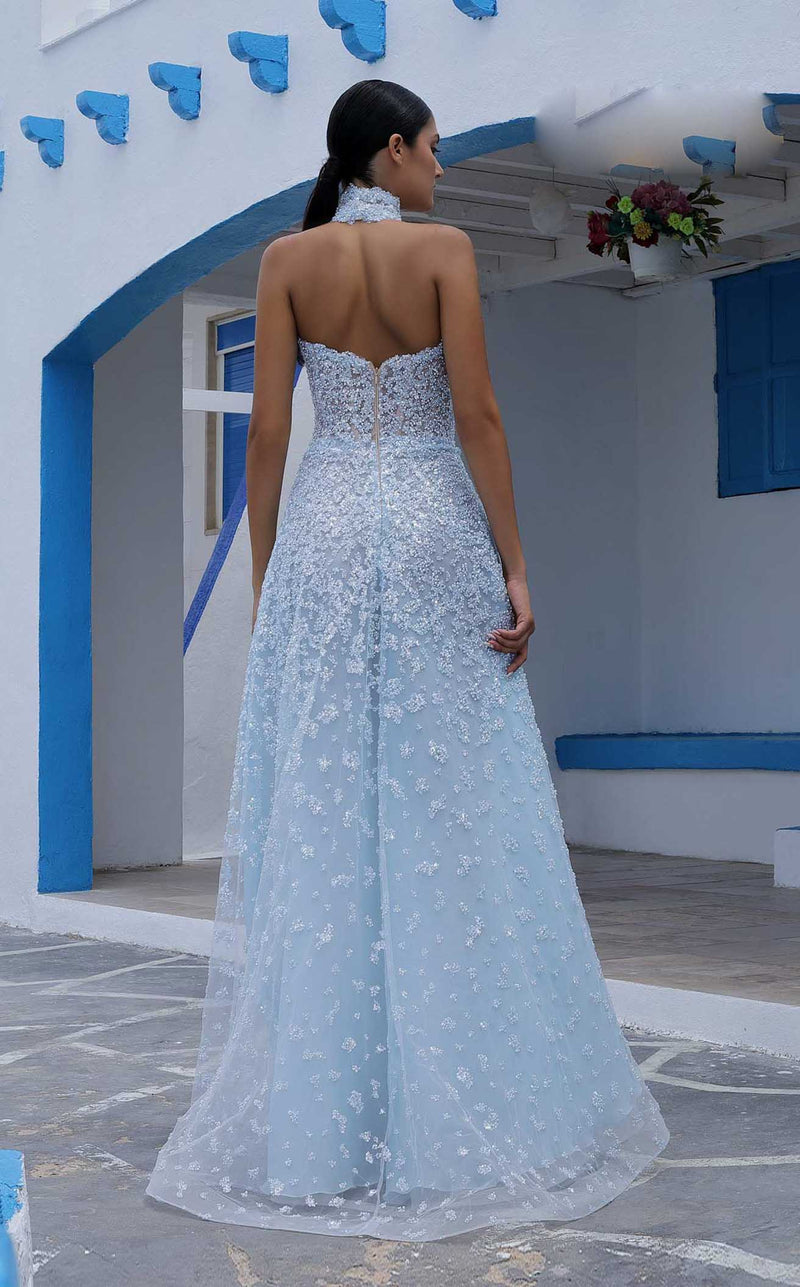 MNM Couture K3997 Light Blue