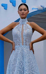 MNM Couture K3997 Light Blue