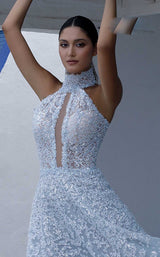 MNM Couture K3997 Light Blue