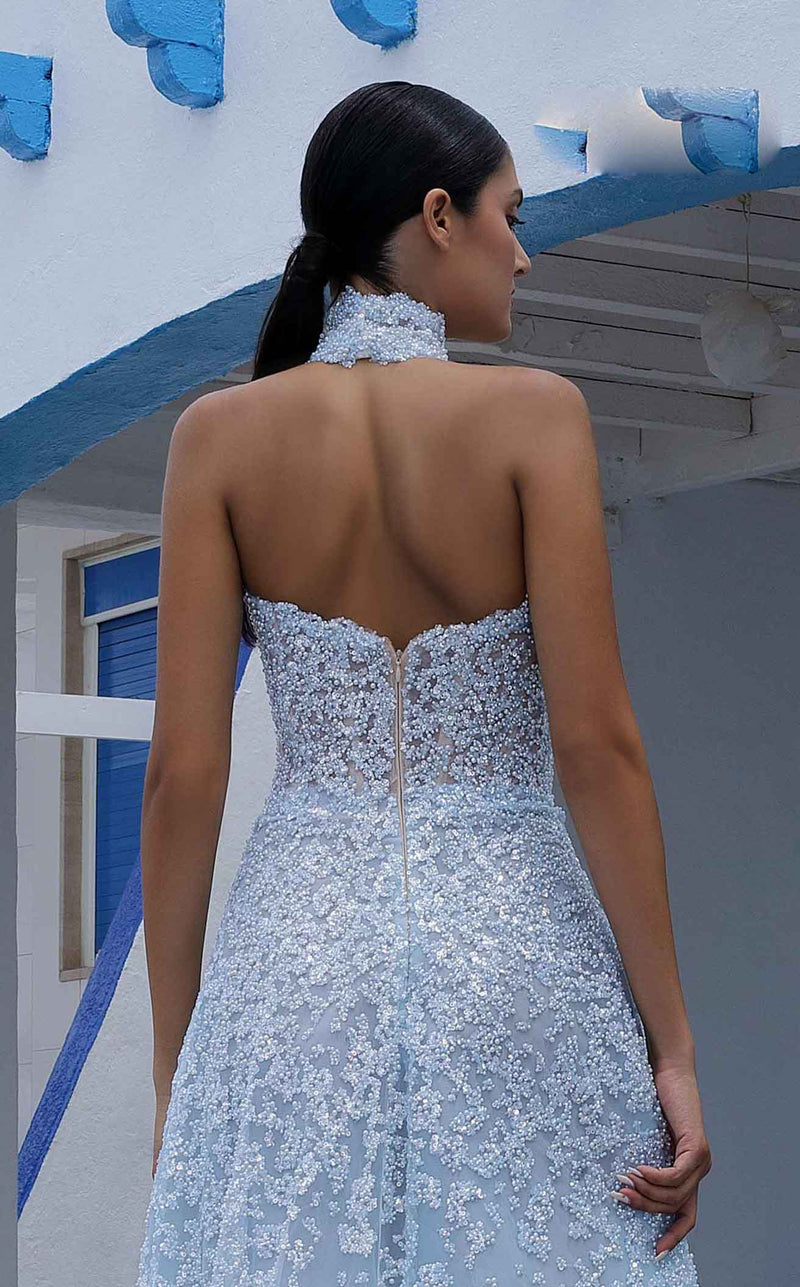 MNM Couture K3997 Light Blue