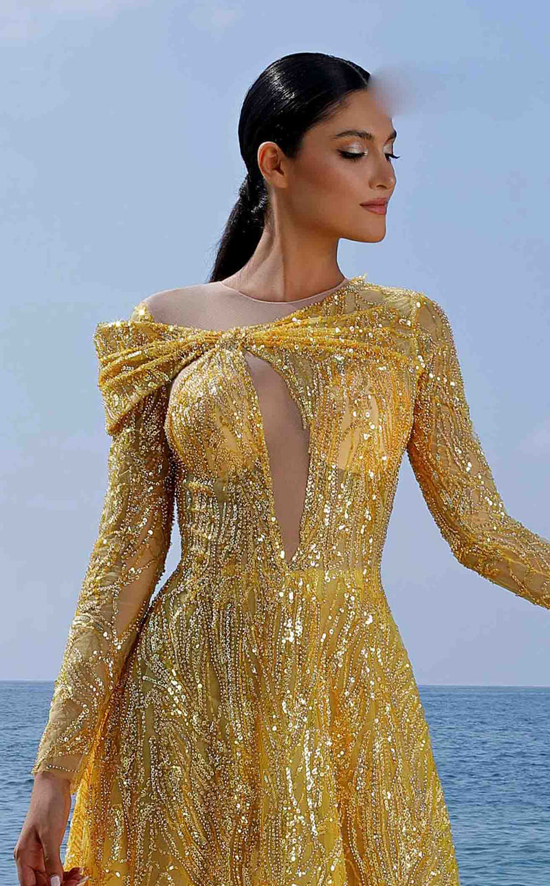 MNM Couture K4004 Mustard