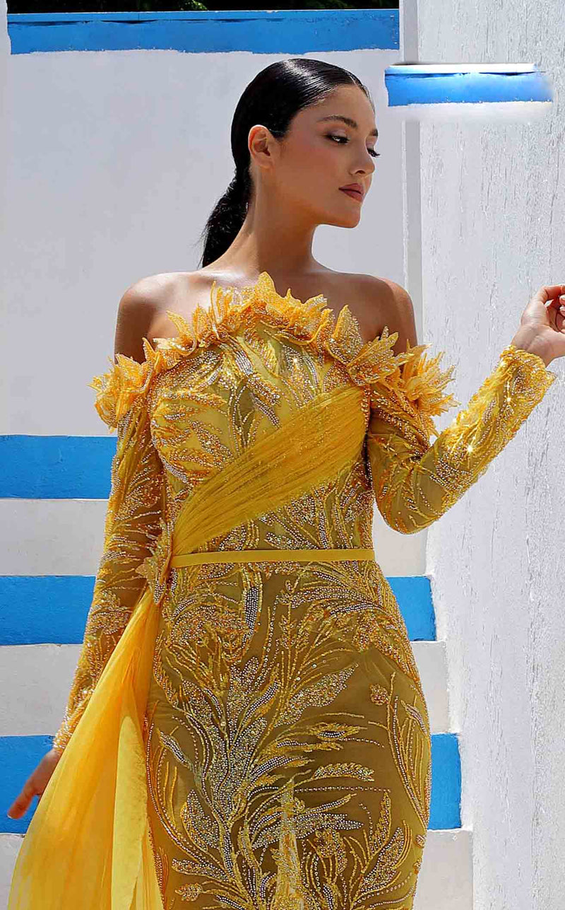 MNM Couture K4006 Mustard