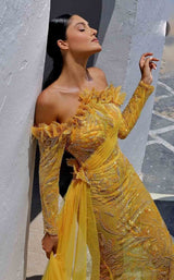 MNM Couture K4006 Mustard