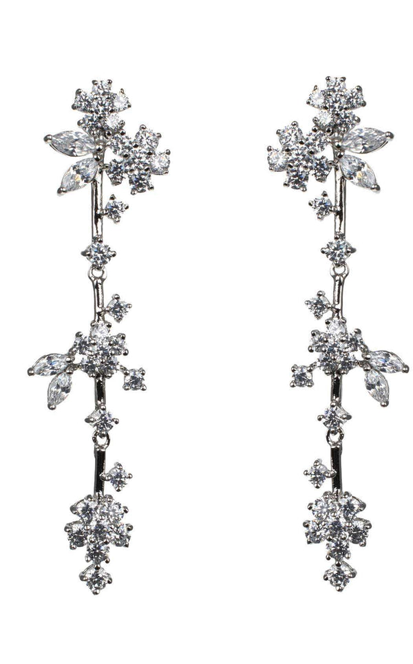 CZ by Kenneth Jay Lane KE1701CLSI Clear-Silver