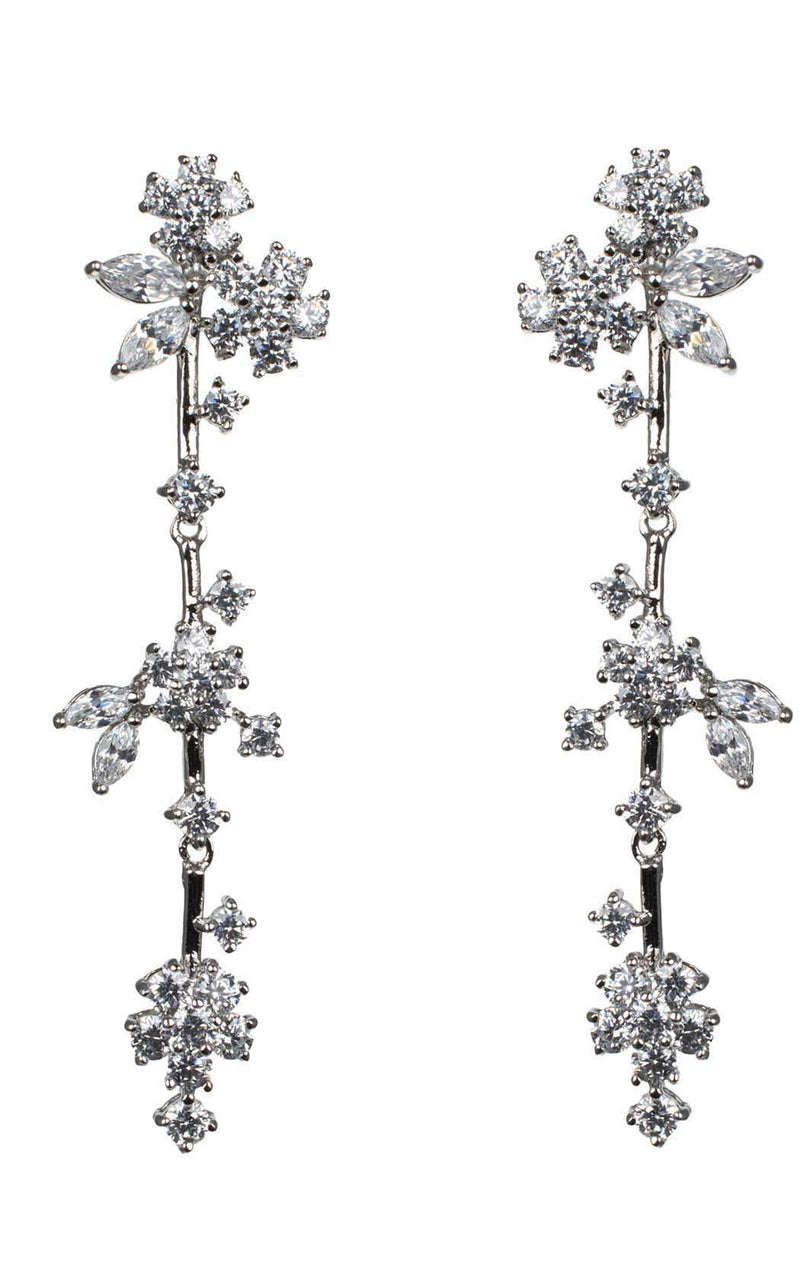 CZ by Kenneth Jay Lane KE1701CLSI Clear-Silver