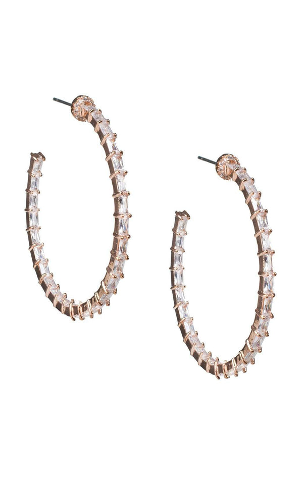 CZ by Kenneth Jay Lane KE2147CLRG Clear-Rose-Gold