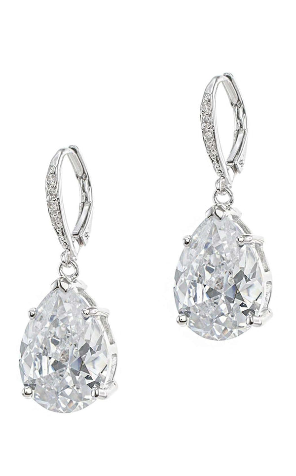 CZ by Kenneth Jay Lane KE697CLSI Clear-Silver