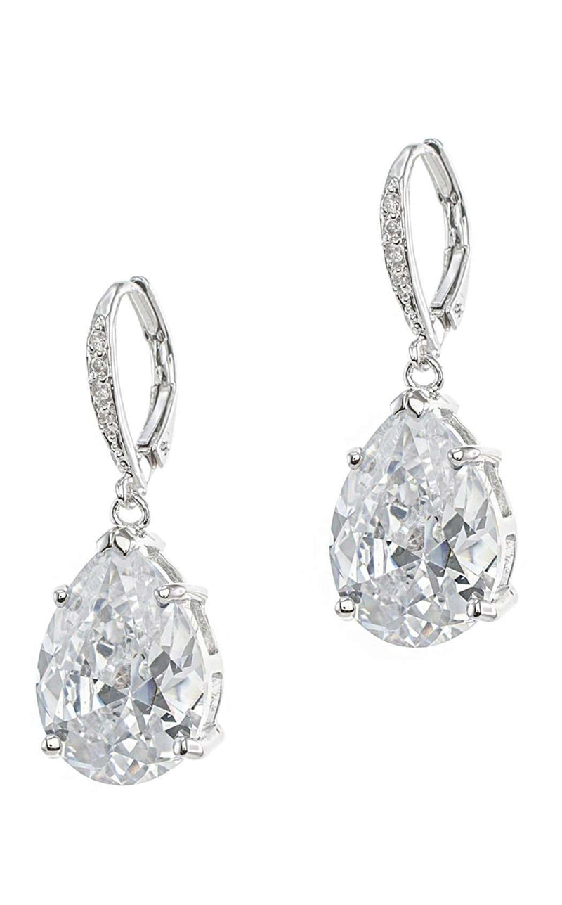 CZ by Kenneth Jay Lane KE697CLSI Clear-Silver