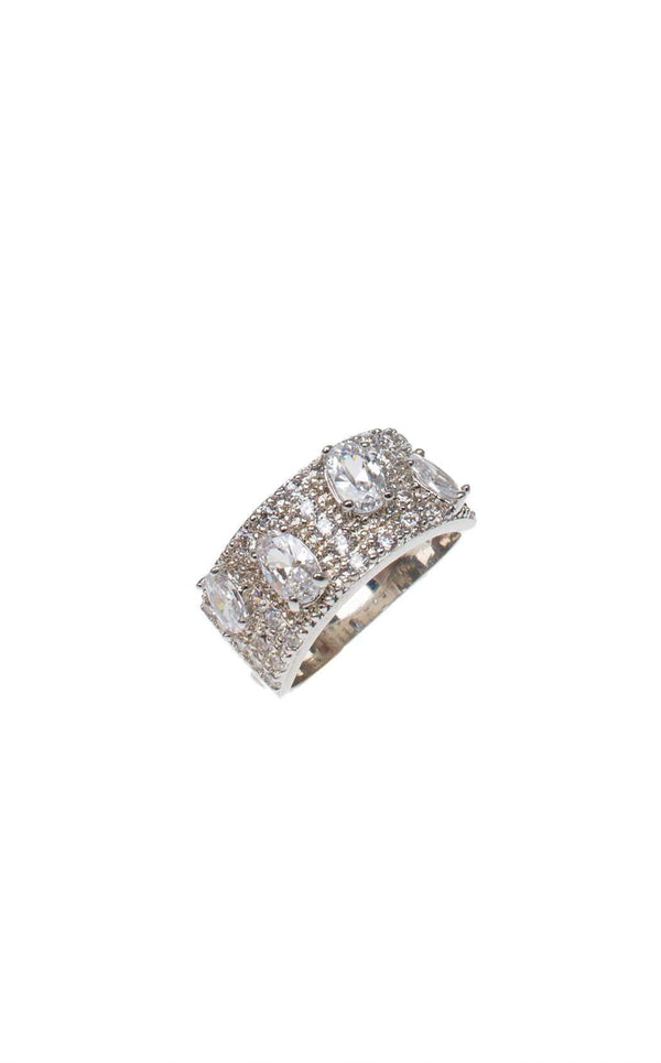 CZ by Kenneth Jay Lane KR555CLSI Clear-Silver