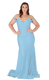 MNM Couture L0044 Light Blue