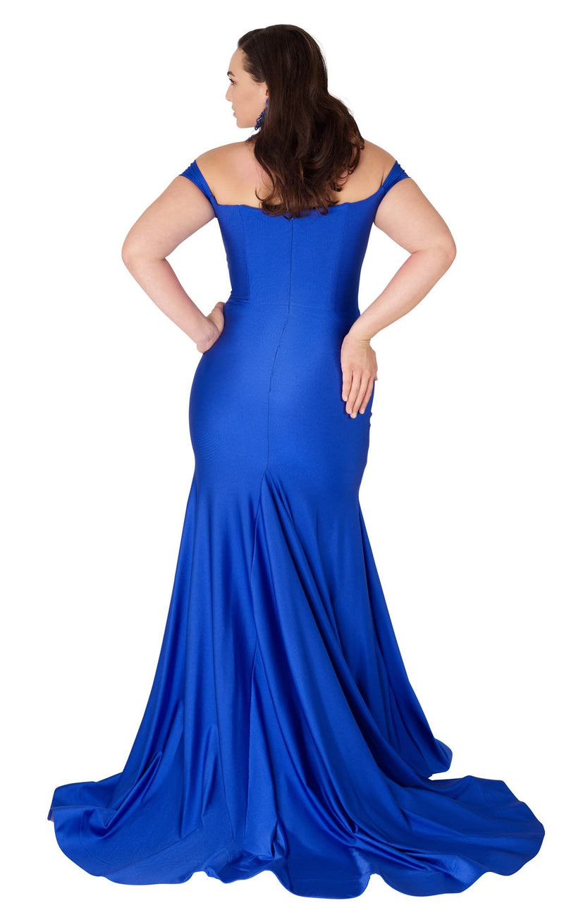 MNM Couture L0044 Royal-Blue