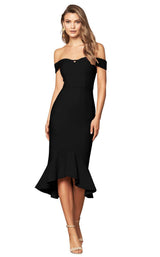 Love Honor Rosetta Midi Black