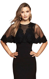 Love Honor Capelet Gown