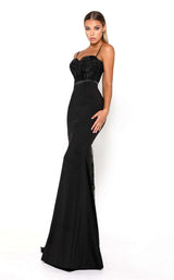 Portia and Scarlett Lody Sienna No Lace Train WH Black