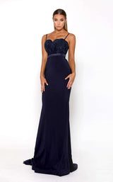 Portia and Scarlett Lody Sienna No Lace Train WH Navy