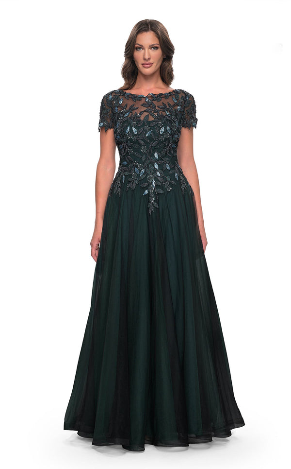 La Femme 31267 Black/Emerald