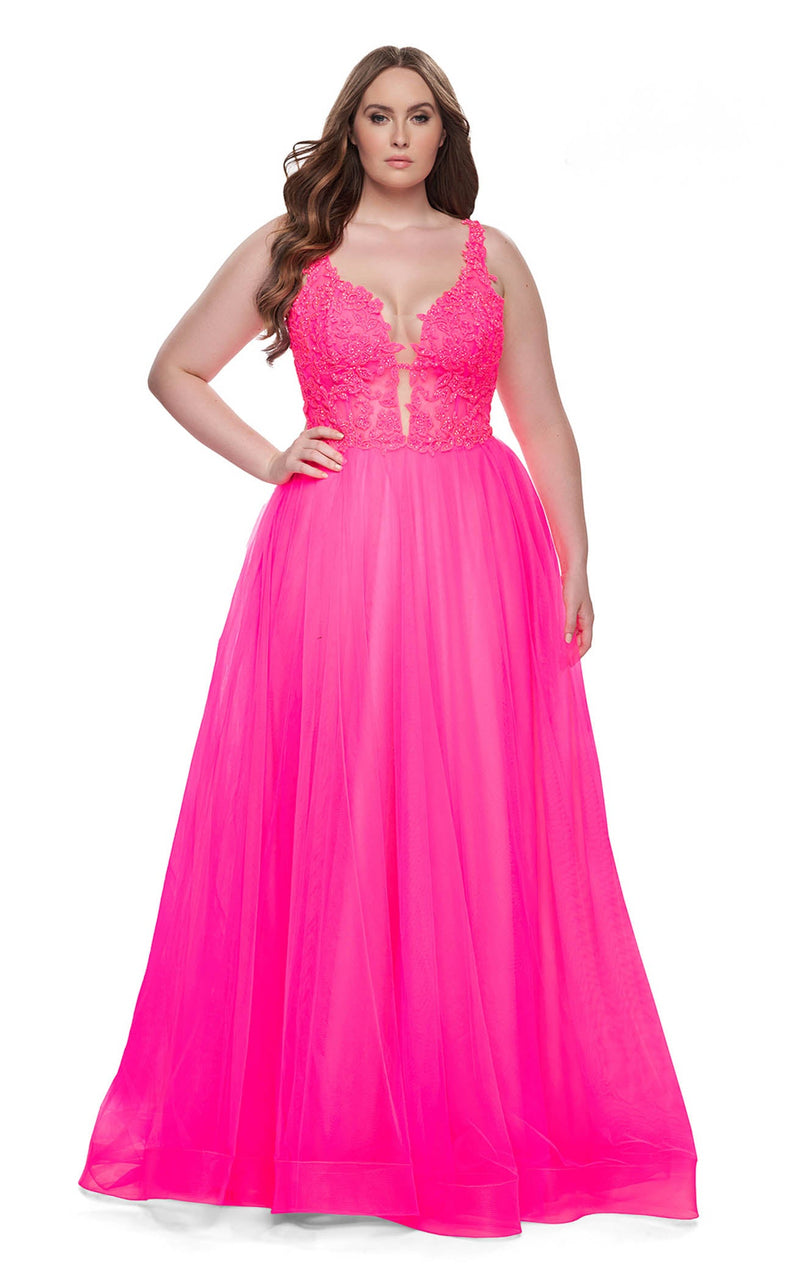 la femme pink prom dress La Femme Dress 32137