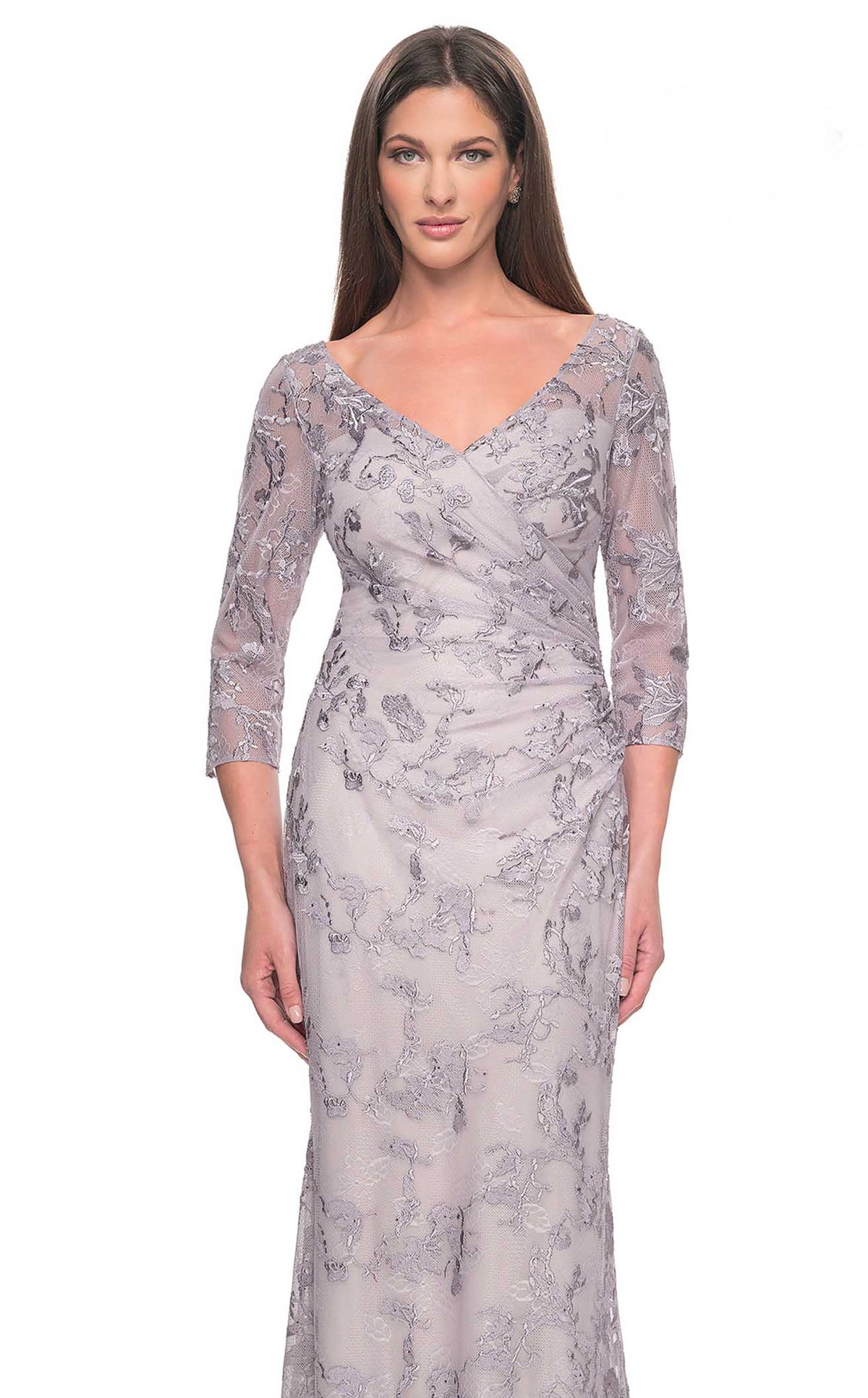 La Femme 31684 Prom Dress - Dusty-Lilac
