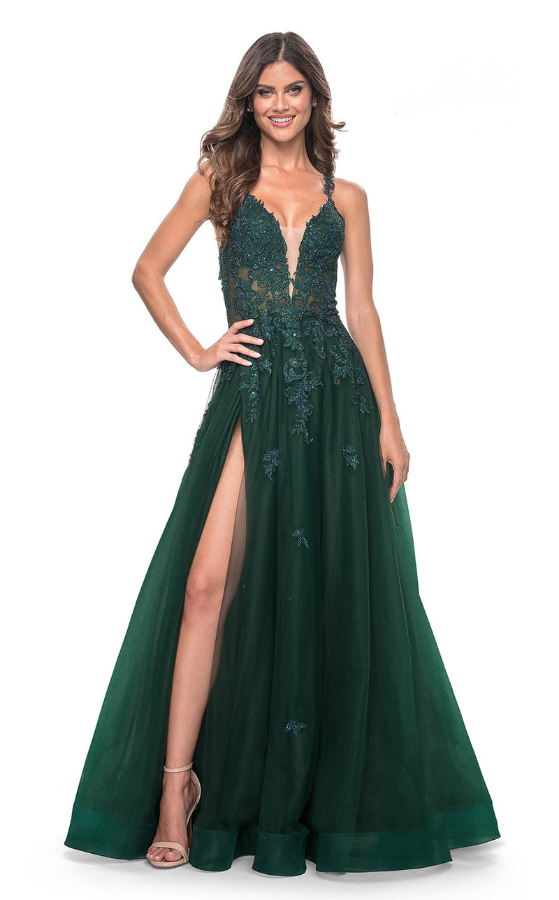 La Femme 32022 Prom Dress - Indigo | NewYorkDress La Femme 32022 Prom Dress - Indigo | NewYorkDress