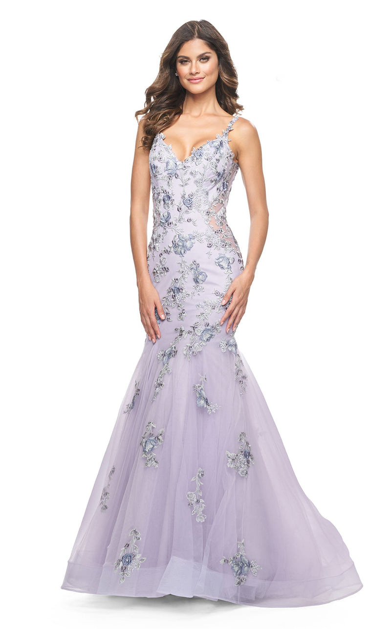 grey lavender dress TPZ* QUEEN ANNE SLIT MIDI DRESS IN LILAC GREY