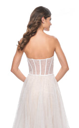 La Femme 32149 White/Nude