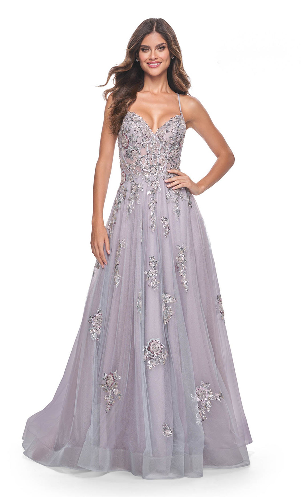 La Femme 32200 Lavender-Grey