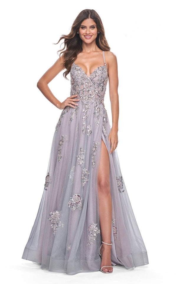 La Femme 32200 Lavender-Grey