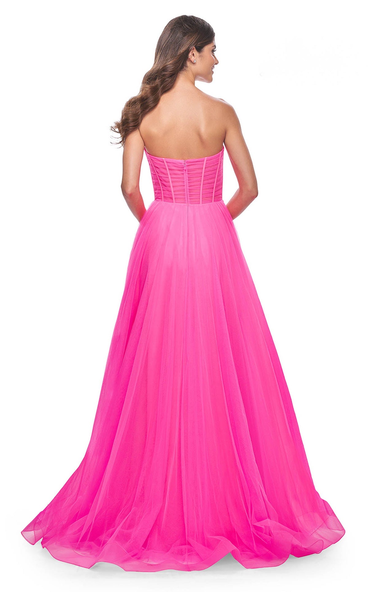 La Femme 32341 Prom Dress - Neon-Pink | NewYorkDress