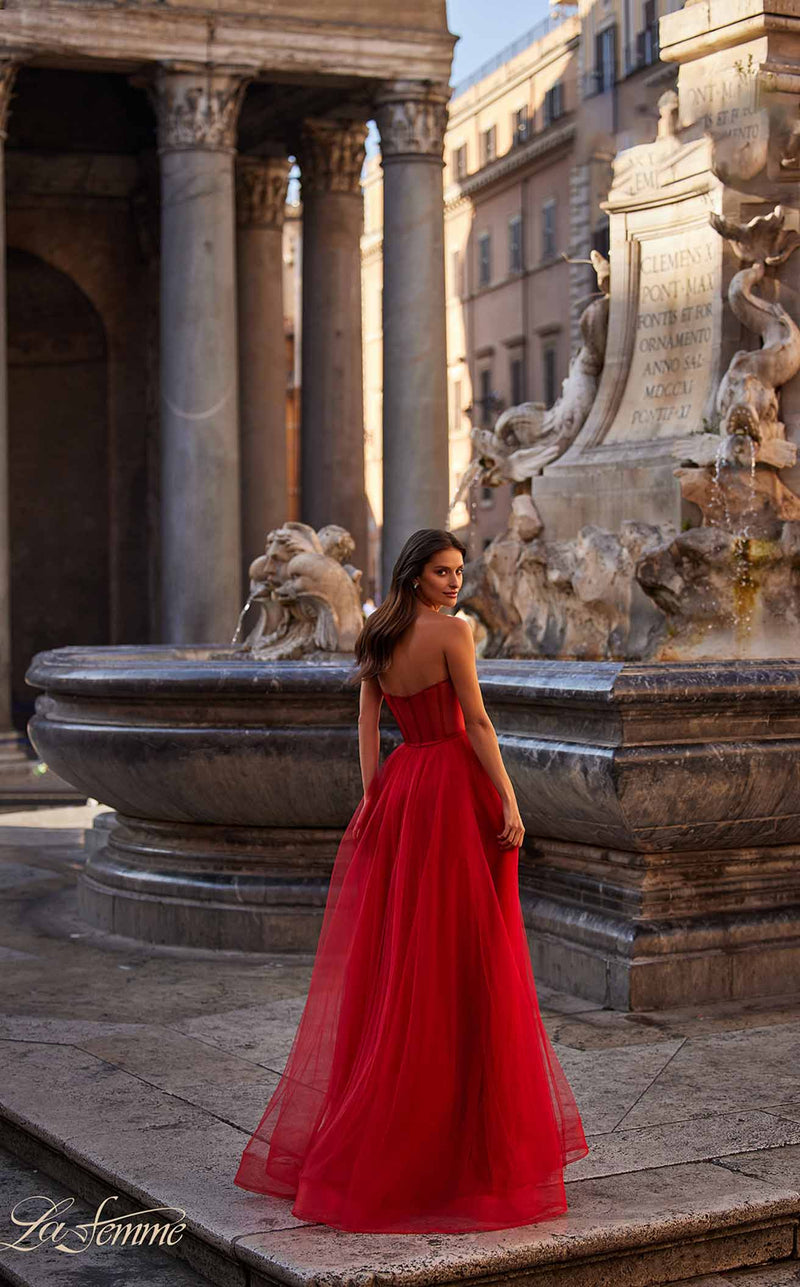 La Femme 32424CL Prom Dress - Red | NewYorkDress La Femme 32424CL Prom Dress - Red | NewYorkDress