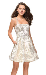 La Femme 26656 Ivory/Gold