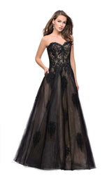 La Femme 25560 Black-Nude