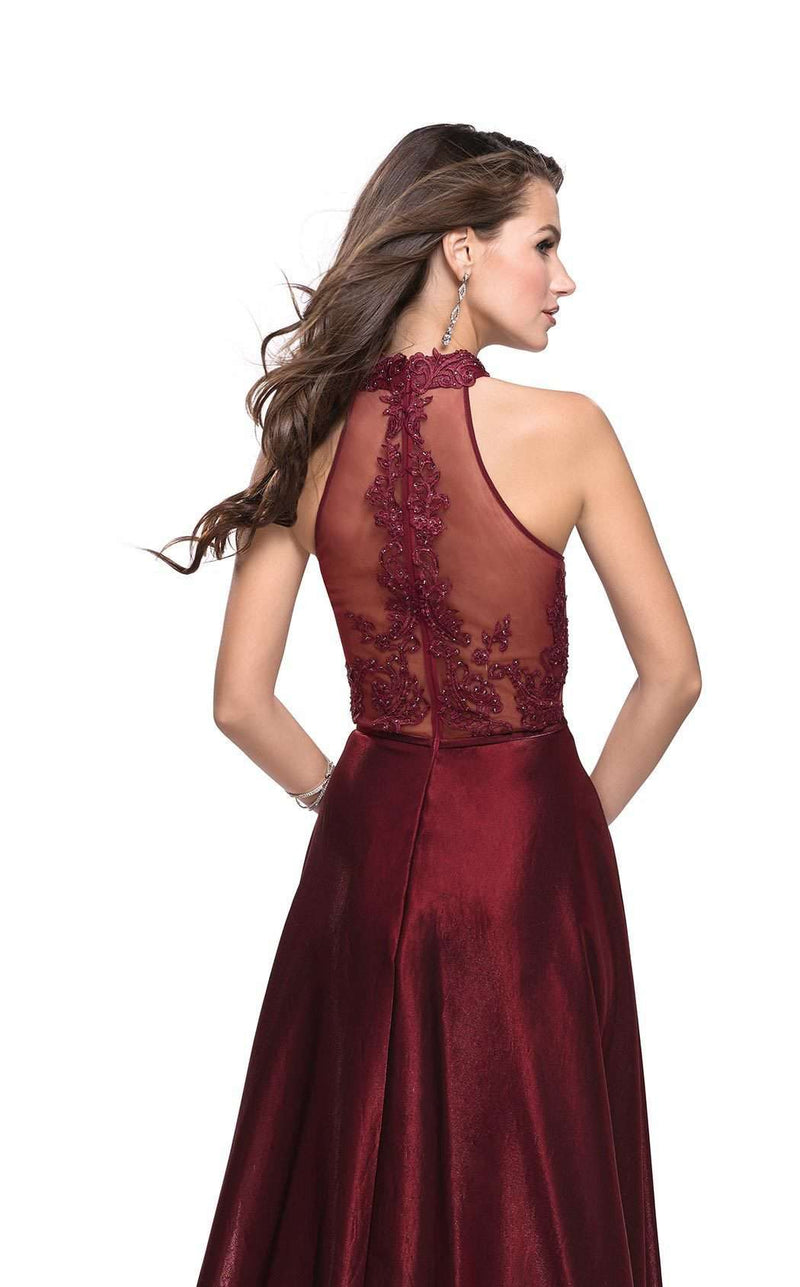 La Femme 25617 Prom Dress - Garnet | NewYorkDress La Femme 25617 Prom Dress - Garnet | NewYorkDress